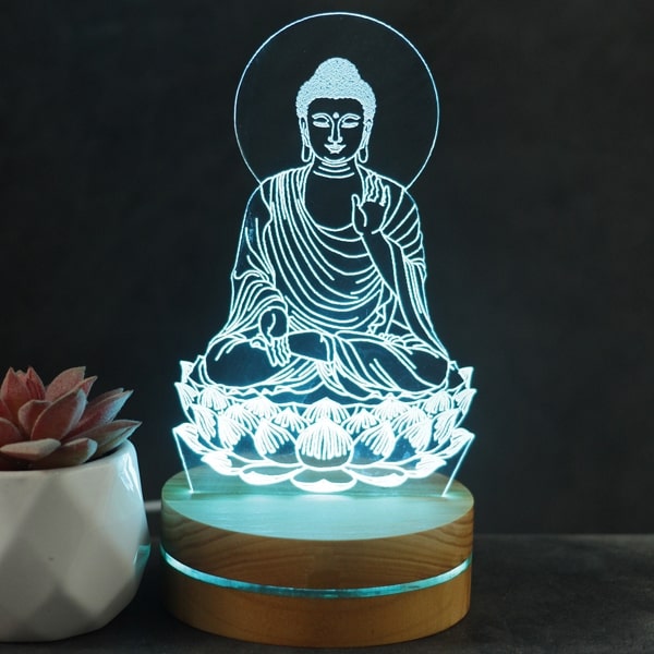 đèn led hình Phật Thích Ca