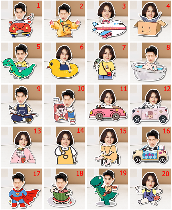 standee lắc đầu