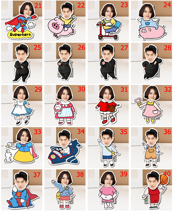 standee lắc đầu