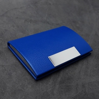 hộp đựng namecard da simili nc01d màu xanh