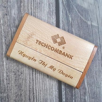 Hộp đựng namecard bằng gỗ NC02