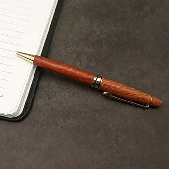 bút gỗ hương - bút xoay bg03a
