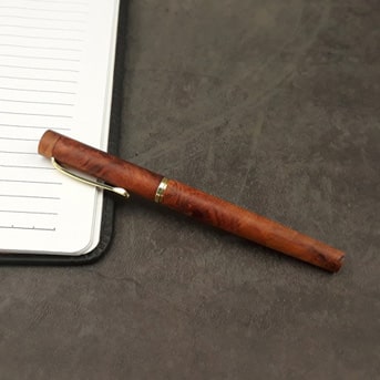 bút gỗ hương - bút nắp đậy bg04